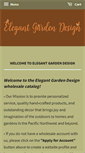 Mobile Screenshot of elegantgardendesign.net